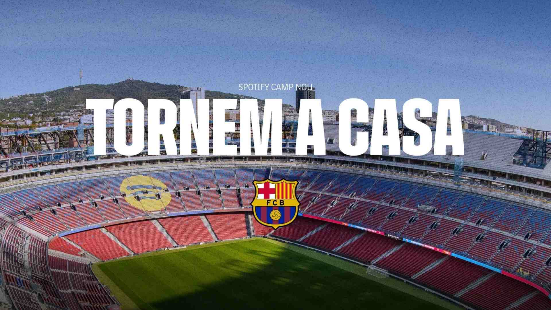 El regreso más esperado: El Barça volverá a jugar este sábado en el Spotify Camp Nou