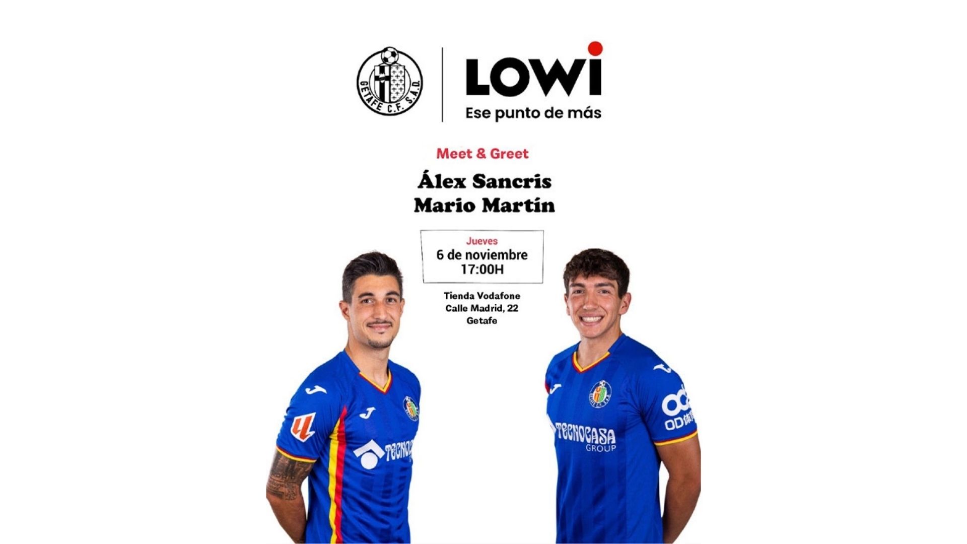 Una oportunidad de conocer a Mario Martín y Álex Sancris