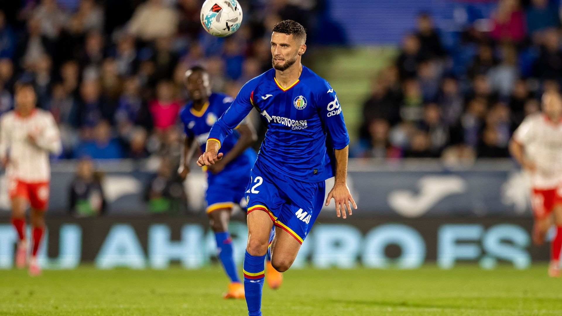 El Getafe se queda sin centrales para el partido contra la Real