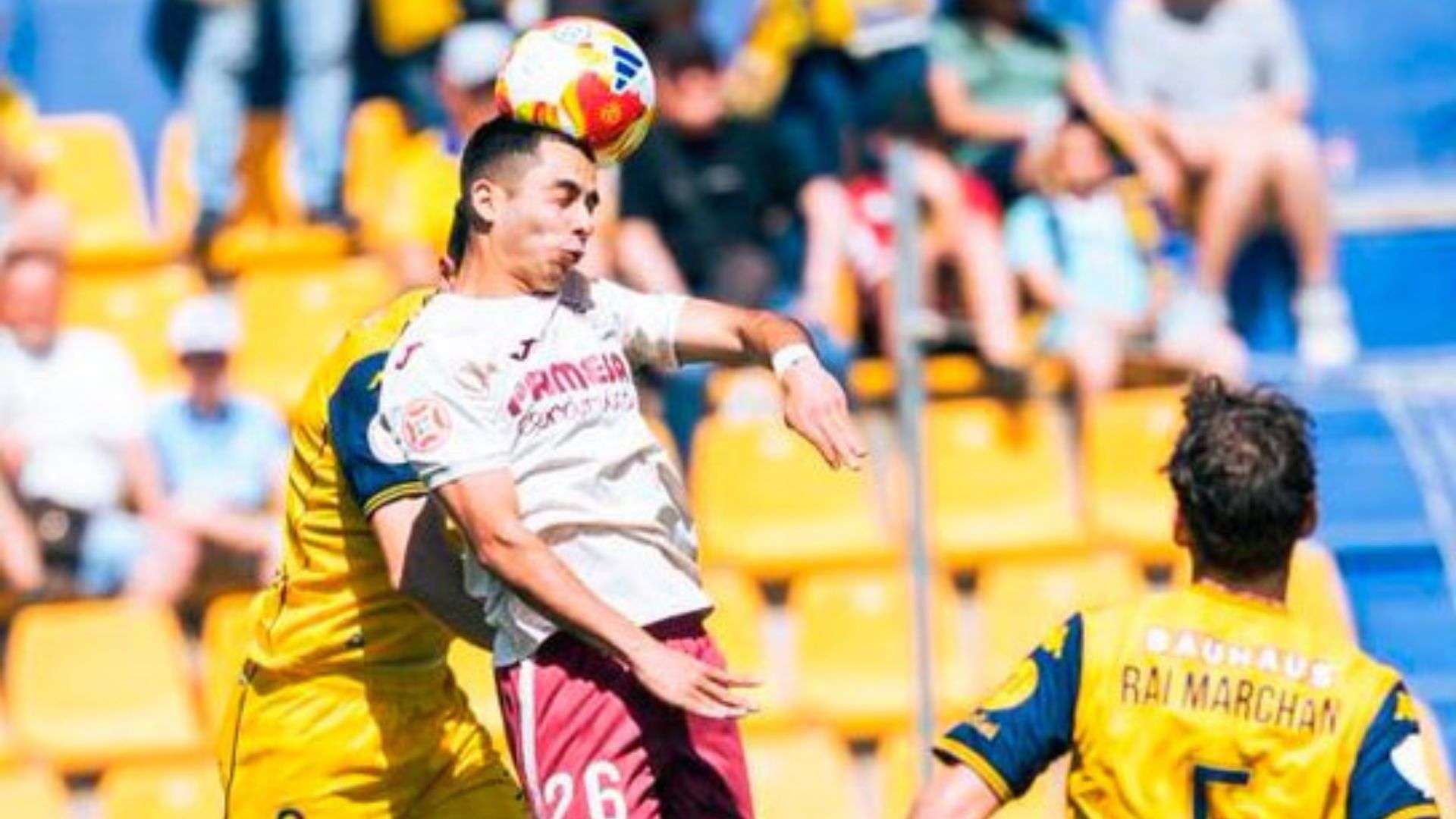 El submarino amarillo hunde al Alcorcón. Foto: cuenta de X de la cantera del Villarreal.